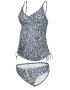 MAMALICIOUS Costum de baie Tankini 'Gerda' bleumarin / alb - Pled.ro