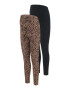 MAMALICIOUS Leggings 'Iggi' maro deschis / negru - Pled.ro