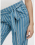 MAMALICIOUS Pantaloni 'Mercy' albastru fumuriu / alb - Pled.ro