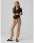 MAMALICIOUS Pantaloni 'New Bethune' gri taupe - Pled.ro