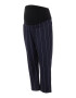 MAMALICIOUS Pantaloni 'Rosalie' albastru noapte / alb - Pled.ro