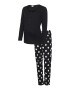 MAMALICIOUS Pijama 'Mira' negru / alb - Pled.ro