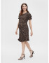 MAMALICIOUS Rochie 'Liesya' bej / maro / negru - Pled.ro