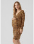 MAMALICIOUS Rochie 'Mille Tess' maro caramel / negru - Pled.ro