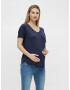 MAMALICIOUS Tricou 'Alison' bleumarin / alb - Pled.ro