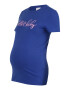 MAMALICIOUS Tricou 'SOMYA' albastru cobalt / roz pal - Pled.ro