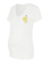 MAMALICIOUS Tricou 'Sweetie' maro deschis / galben / verde jad / alb - Pled.ro