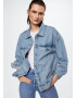 MANGO Geacă de primăvară-toamnă 'Dafne' albastru denim - Pled.ro