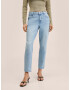 MANGO Jeans albastru denim - Pled.ro