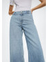 MANGO Jeans 'Culotte' albastru denim - Pled.ro