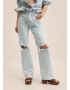 MANGO Jeans 'Zoe' albastru deschis / alb - Pled.ro