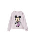 MANGO KIDS Bluză de molton 'Mickey' lila / mov pastel / negru / alb - Pled.ro