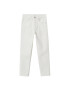 MANGO KIDS Jeans 'Mommy' alb murdar - Pled.ro