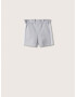 MANGO KIDS Pantaloni 'ALBA' gri / alb - Pled.ro