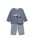 MANGO KIDS Pijamale 'CARS' albastru / alb - Pled.ro