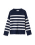 MANGO KIDS Pulover bleumarin / alb - Pled.ro