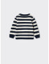 MANGO KIDS Pulover bleumarin / maro / alb amestacat - Pled.ro