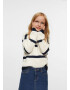 MANGO KIDS Pulover 'Maria' albastru cobalt / alb murdar - Pled.ro