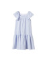 MANGO KIDS Rochie 'Alguer' albastru deschis / alb - Pled.ro