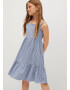 MANGO KIDS Rochie 'Finja' albastru marin / alb - Pled.ro