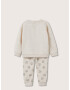 MANGO KIDS Set bej amestecat / maro / gri metalic - Pled.ro