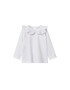 MANGO KIDS Tricou alb perlat - Pled.ro