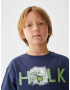 MANGO KIDS Tricou 'Aquahero' bleumarin / verde / alb - Pled.ro