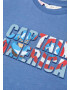 MANGO KIDS Tricou 'Captain' albastru / maro / roșu / alb - Pled.ro