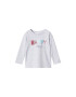 MANGO KIDS Tricou 'CUPCAKE' gri deschis / verde jad / rosé / alb - Pled.ro