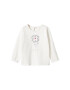 MANGO KIDS Tricou ecru / albastru deschis / galben / roz deschis - Pled.ro