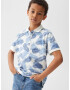 MANGO KIDS Tricou 'JAVIER4P' ecru / bleumarin / albastru deschis - Pled.ro