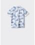 MANGO KIDS Tricou 'JAVIER4P' ecru / bleumarin / albastru deschis - Pled.ro