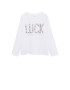 MANGO KIDS Tricou 'LUCK' mai multe culori / alb murdar - Pled.ro