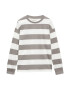 MANGO KIDS Tricou 'PAUL' gri / alb - Pled.ro