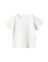 MANGO KIDS Tricou 'QUEEN' crem / argintiu - Pled.ro