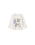 MANGO KIDS Tricou 'TAMBOR' gri / mov deschis / roz / alb - Pled.ro