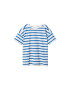 MANGO KIDS Tricou 'TIM' albastru / alb - Pled.ro