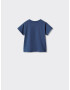 MANGO KIDS Tricou 'TORTUGA' albastru / bleumarin / turcoaz - Pled.ro