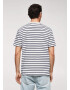 MANGO MAN Tricou albastru / alb - Pled.ro