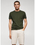 MANGO MAN Tricou 'CHERLO' verde pin - Pled.ro