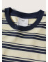 MANGO MAN Tricou 'Riano' crem / bleumarin - Pled.ro