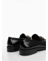 MANGO Mocasini 'Cole' negru - Pled.ro