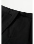 MANGO Pantaloni cutați negru - Pled.ro