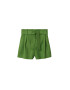 MANGO Pantaloni cutați verde - Pled.ro