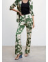 MANGO Pantaloni 'Grass' crem / bej deschis / verde - Pled.ro