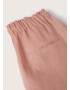 MANGO Pantaloni 'Linen' roz pal - Pled.ro