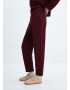 MANGO Pantaloni roșu bordeaux - Pled.ro