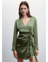 MANGO Rochie 'sabrina2' verde - Pled.ro