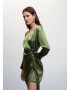 MANGO Rochie 'sabrina2' verde - Pled.ro