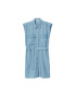 MANGO Rochie tip bluză 'Marine' albastru denim - Pled.ro